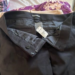Express Columnist Pant - Black Stretch NWT